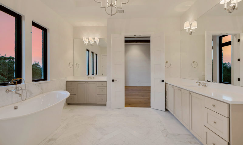 Custom Luxury Hill Country Contemporary built home.