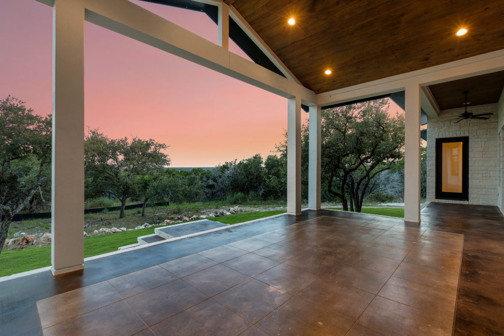 Custom Luxury Hill Country Contemporary built home.