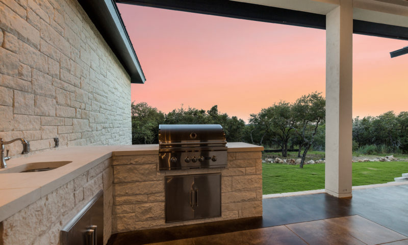 Custom Luxury Hill Country Contemporary built home.