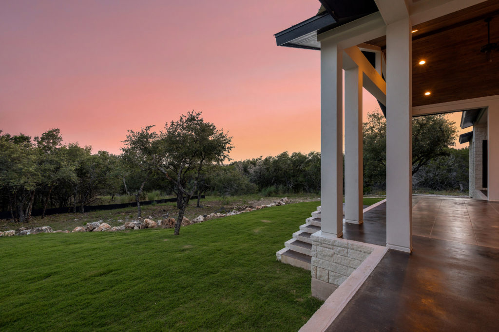 Custom Luxury Hill Country Contemporary built home.