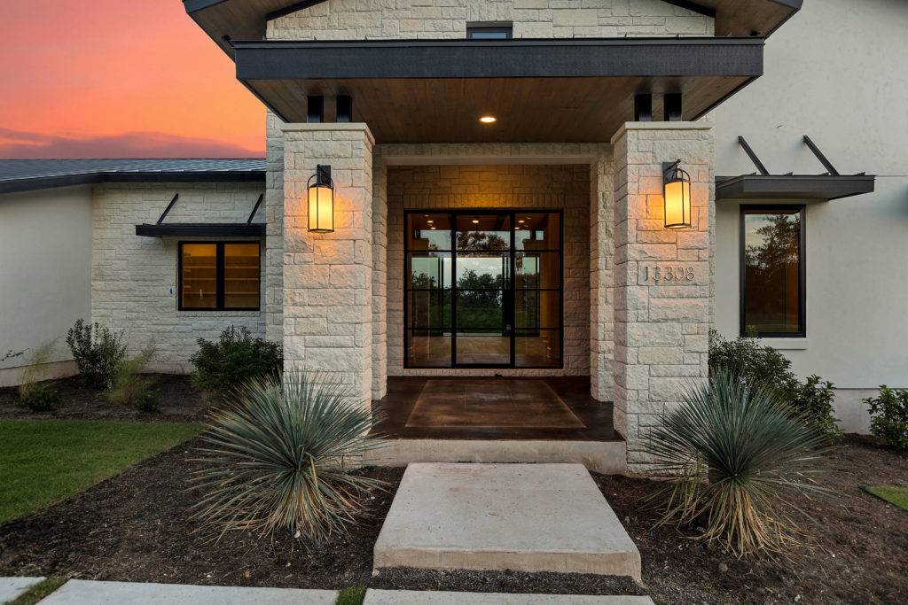 Custom Luxury Hill Country Contemporary built home.