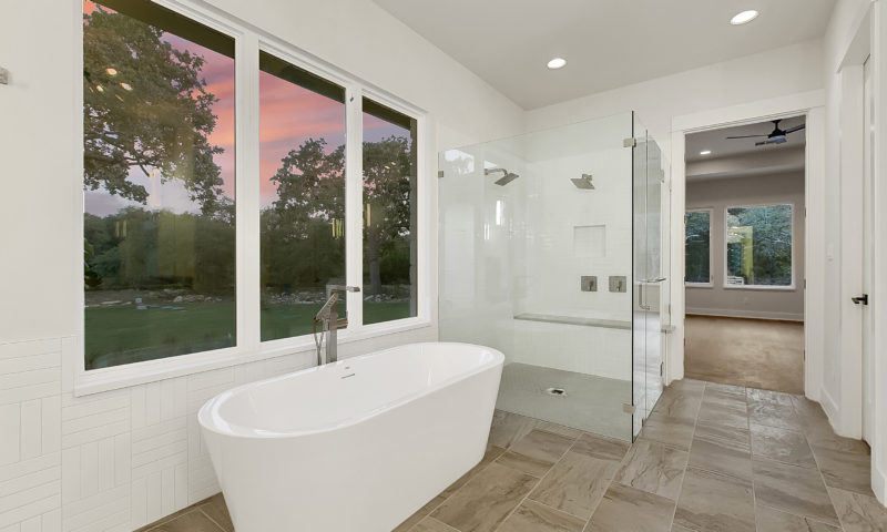 Post Oak home built by Nalle Custom Homes.