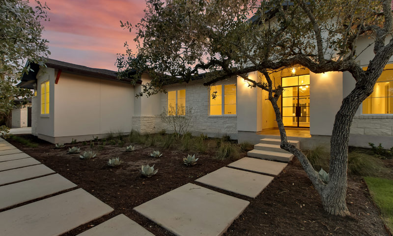 Post Oak home built by Nalle Custom Homes.
