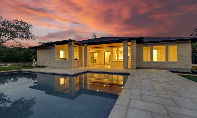 Post Oak home built by Nalle Custom Homes.